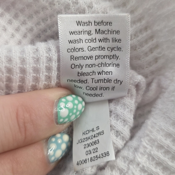 SO Waffle Knit Raglan Tee – Red & White – Junior's Size M Fall Layering Sporty - Picture 5 of 6